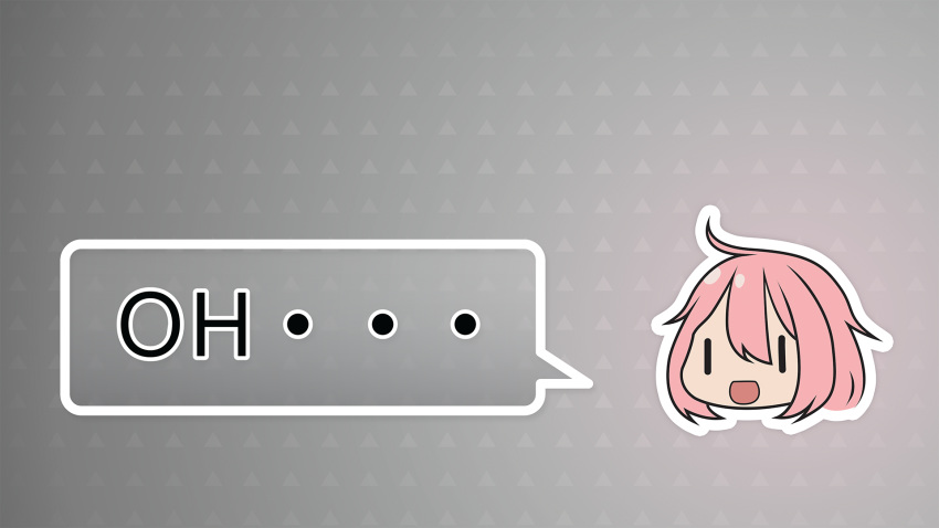 chibi female kagamihara_nadeshiko pink_hair vector yuru_camp