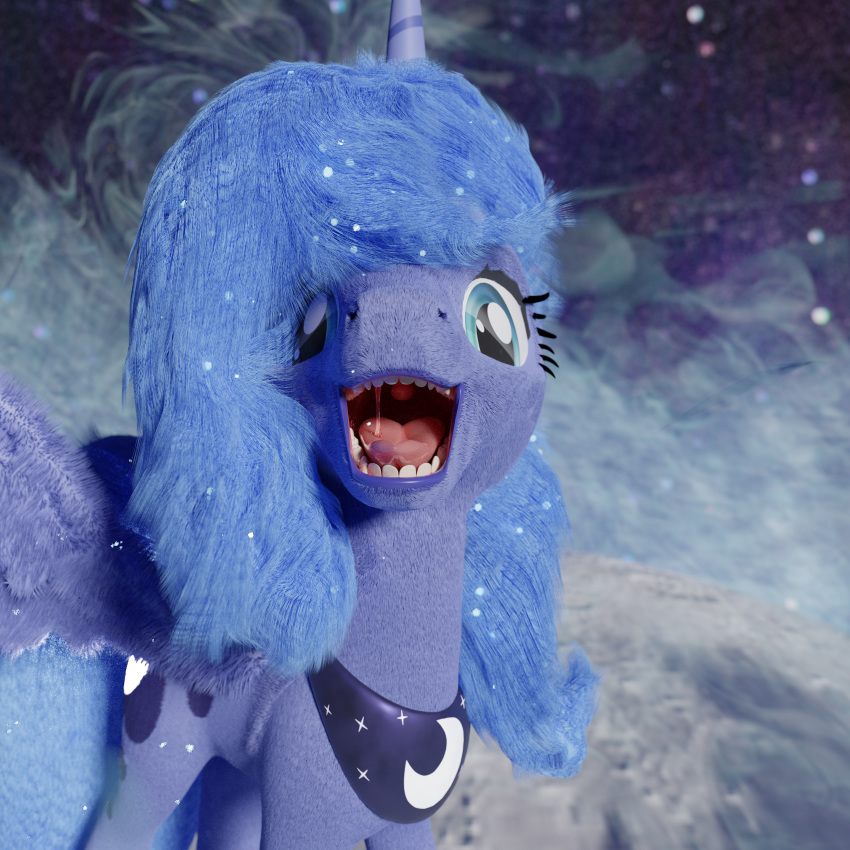 1:1 3d_(artwork) absurd_res alicorn blender_(artwork) digital_media_(artwork) equid equine female friendship_is_magic hair hasbro hi_res horn jpeg mammal mouth_shot my_little_pony mythological_creature mythological_equine mythology open_mouth ponyguy456 princess_luna_(mlp) solo throat tongue uvula wings