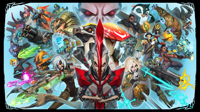 9girls alien aliens ambra android attikus aurox battleborn beard benedict_(battleborn) bird black_hair boldur bow_(weapon) caldarius deanda el_dragã³n el_dragón extra_limbs galilea ghalt gun hat helmet horns isic kelvin_(battleborn) kleese long_hair luchador luchador_mask marquis_(battleborn) mellka miko_(battleborn) minigun montana_(battleborn) multiple_boys multiple_girls mushroom orendi_(battleborn) oscar_mike penguin phoebe phoebe_(battleborn) rath_(battleborn) red_eyes reyna_(battleborn) shayne sword thorn_(battleborn) toby weapon weapons whiskey_foxtrot wink witch_hat wrestler