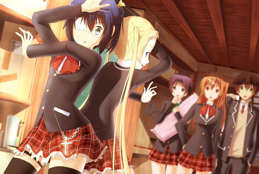 chuunibyou_demo_koi_ga_shitai! dekomori_sanae group male nibutani_shinka possible_duplicate tagme takanashi_rikka togashi_yuuta tsuyuri_kumin