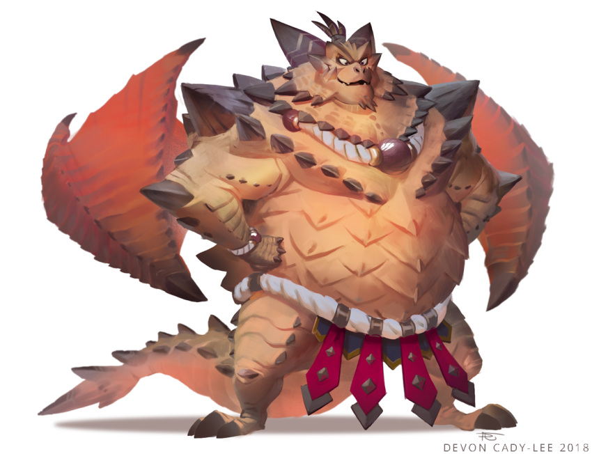 2018 activision anthro belly big_belly biped claws clothed clothing dated digital_media_(artwork) dragon full-length_portrait gorrem hands_on_hips horn magnus_(spyro) male mythological_creature mythological_scalie mythology open_mouth orange_body orange_scales overweight overweight_anthro overweight_male portrait reptile rescued_dragons_(spyro) scales scalie shaded shadow signature simple_background smile solo spiked_tail spikes spikes_(anatomy) spyro_reignited_trilogy spyro_the_dragon standing tail toe_claws white_background wings