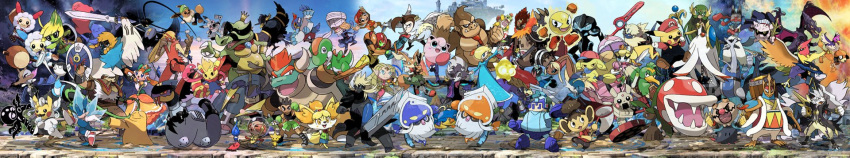 aipom alternate_color alternate_costume alternate_shiny_pokemon animal_crossing animal_ear_fluff animal_ears animal_nose ape arm_cannon armor assault_visor bayonetta bayonetta_(series) bayonetta_2 beak bird black_hair blastoise blaziken blonde_hair blue_eyes blue_visor bowser bowser_jr. braixen brown_fur canine captain_falcon castlevania:_rondo_of_blood castlevania_(series) cat_ears celebi charizard chiko chrom_(fire_emblem) clothed_pokemon cloud_strife commentary_request cosplay dark_samus decidueye deku_shield diddy_kong digitigrade diglett dinosaur ditto dog_ears dog_girl dog_tail donkey_kong donkey_kong_(series) donkey_kong_country dougi dr._mario_(game) eevee empoleon f-zero facial_hair falco_lombardi family_computer_robot feather_hair feathers final_fantasy final_fantasy_vii final_fantasy_vii_advent_children fire fire_emblem fire_emblem:_mystery_of_the_emblem fire_emblem:_path_of_radiance fire_emblem_awakening fox fox_mccloud fusion_swords gallade game_&_watch ganondorf gardevoir gloves green_feathers green_visor hat helmet heracross highres hylian_shield ice_climber ike_(fire_emblem) inkling_boy inkling_girl inkling_player_character isabelle_(animal_crossing) jigglypuff k_rool ken_masters kid_icarus kid_icarus_uprising king_dedede kirby kirby_(series) link little_mac lizard long_hair looking_at_viewer lopunny lucario lucas_(mother_3) lucina_(fire_emblem) luigi lycanroc lycanroc_(dusk) mario mario_(series) marth_(fire_emblem) mask master_sword mega_gardevoir mega_lucario mega_man_(character) mega_man_(classic) mega_man_(series) mega_pokemon meloetta meloetta_(aria) meowstic meowstic_(female) meowstic_(male) meta_knight metal_gear_(series) metroid mimikyu minun monado monkey mother_(game) mother_2 mother_3 moustache mr._game_&_watch multiple_boys multiple_girls nana_(ice_climber) ness_(mother_2) nintendo olimar overalls owl pac-man pac-man_(game) palutena pichu pikachu pikmin_(creature) pikmin_(series) piranha_plant pit_(kid_icarus) plume plusle pokemon pokemon_(creature) pokemon_dppt pokemon_oras pokemon_sm pokemon_xd pokemon_xy popo_(ice_climber) princess_daisy princess_peach princess_zelda punch-out!! red_hair richter_belmont ridley robin_(fire_emblem) rosalina ryu_(street_fighter) samus_aran sega sheik shield shiny_pokemon short_hair shulk_(xenoblade) simon_belmont simple_background smeargle smile snake snout solid_snake sonic_(series) sonic_the_hedgehog spikes splatoon_(series) squirtle star_fox street_fighter super_mario_galaxy super_smash_bros. tail the_legend_of_zelda the_legend_of_zelda:_breath_of_the_wild the_legend_of_zelda:_majora's_mask the_legend_of_zelda:_ocarina_of_time tiara toon_link topknot varia_suit villager_(animal_crossing) wario warioware weapon white_feathers white_fur wide_image wii_fit wii_fit_trainer wii_fit_trainer_(female) winged_arms wings wooden_shield xenoblade_chronicles_(series) xenoblade_chronicles_1 yellow_fur yoshi young_link zero_suit