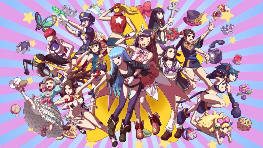 6+girls aiguillette aiming alternate_costume alternate_hairstyle angel_(kof) angel_(kof)_(cosplay) animal_ears animal_hands animal_print annotated antique_phone aqua_dress arm_up armor armpits asamiya_athena badge baggy_pants bandeiras_hattori bandeiras_hattori_(cosplay) bare_shoulders barefoot baseball_cap beacon beads bell belt bike_shorts bikini black_belt black_cape black_footwear black_hair black_jacket black_leotard black_sailor_collar black_skirt blonde_hair bloomers blue_background blue_bikini blue_dress blue_footwear blue_hair blue_legwear blue_pants blue_sash blunt_bangs blush bonnet boots bow bowtie bracelet braid breasts brooch brown_footwear brown_hair bug bun_cover butterfly cape cat_ears cat_girl cat_tail center_frills center_opening china_dress chinese_clothes choker claws cleavage cleavage_cutout closed_mouth clothing_cutout collar colored_stripes cosplay covered_eyes cow_ears cow_girl cow_horns cow_print cowbell cowboy_boots cowboy_hat crop_top cropped_jacket cross crown crown_braid cutoffs dark-skinned_female dark_skin denim denim_shorts detached_sleeves diagonal_stripes domino_mask dragon_gal dress earrings elbow_gloves everyone eyeball fake_animal_ears fake_horns fake_tail fatal_fury floating_hair flower flower_pot formal frilled_dress frills fringe_trim from_behind full_body garter_straps gears gem genderswap_(mtf) gloves goggles goggles_on_headwear gradient groin hair_between_eyes hair_ornament hair_over_eyes hairbow halterneck hand_up hands_on_own_hips happy hat head_rest headband heart high_heels high_ponytail hip_focus holding hoof_shoes horns hug hug_from_behind jacket japanese_clothes jetpack jewelry jingle_bell jpeg_artifacts jumping kicking kneehighs kula_diamond leaning_forward leather leather_jacket leg_lift legs_together legs_up leona_heidern leotard light_smile loafers lolita_fashion long_hair long_sleeves looking_afar looking_at_viewer loose_belt loose_socks lossy-lossless love_heart_(kof) low_ponytail luong lying magical_girl mary_janes mask medium_breasts metal_slug metal_slug_attack mian_(kof) micro_shorts midriff miniskirt mole mole_under_eye mui_mui_(snk) multicolored_cape multicolored_clothes multiple_belts multiple_girls mushroom nakoruru navel neck_bell necktie no_bra o-ring o-ring_bikini o-ring_bottom official_art ogura_eisuke on_stomach one_eye_closed open_clothes open_dress open_mouth orange_flower outstretched_arms own_hands_together pants partially_fingerless_gloves partially_unzipped pauldrons paw_gloves paw_shoes peaked_cap pencil_skirt phone pink_background pink_bow pink_flower pink_footwear pink_gloves pink_jacket pink_skirt pleated_skirt police police_badge police_hat police_uniform policewoman polka_dot ponytail print_bikini puffy_short_sleeves puffy_sleeves purple_bow purple_gemstone purple_hair red_bow red_cape red_flower red_gemstone red_gloves red_hair red_vest rose rotary_phone rule_63 ryuuko_no_ken sailor_collar samurai_spirits sash school_uniform serafuku sheath sheathed shermie_(kof) shield shiranui_mai shirt shoes short_dress short_necktie short_sleeves shorts shoulder_armor side-tie_bikini_bottom side_slit sideboob single_braid skirt skirt_suit sky_love sleeve_cuffs smile snk snk_heroines:_tag_team_frenzy socks standing standing_on_one_leg star_(symbol) straight_hair strapless strapless_dress string_bikini striped striped_background stud_earrings suit sunglasses swept_bangs swimsuit sword sylvie_paula_paula tail terry_bogard the_king_of_fighters thigh_strap thighhighs thighlet top_hat turtle_shell turtleneck underwear uniform unzipped v-shaped_eyebrows vambraces vampire_costume very_long_hair vest visor_cap water_gun waving wavy_hair weapon white_flower white_gloves white_hat white_legwear white_shirt wide_sleeves winding_key wrist_cuffs wrist_wrap yellow_belt yellow_bow yellow_bowtie yellow_flower yellow_headband yuri_sakazaki zarina zipper zipper_pull_tab