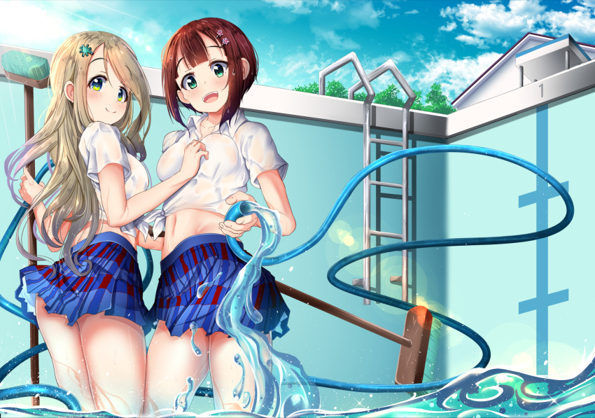 ayase_arisa kousaka_yukiho love_live!_sunshine!! tagme_(artist)