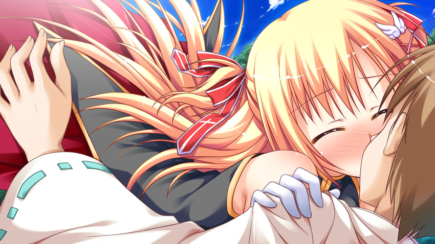 game_cg iro_ni_ide_ni_keri_waga_koi_wa kissing narumi_yuu tagme tenjo_rio