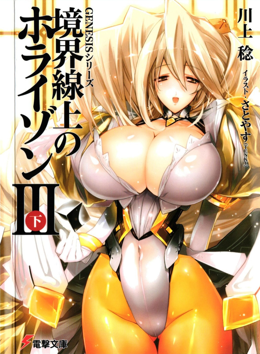 breasts drill_hair highres huge_breasts kyoukai_senjou_no_horizon kyoukaisenjou_no_horizon milf no_bra reenedega_ruu turenne