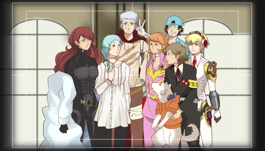 amada_ken atlus iori_junpei kirijou_mitsuru koromaru megami_tensei persona persona_3 persona_4 persona_4:_the_ultimate_in_mayonaka_arena petit photo photo_(object) pixiv_manga_sample sanada_akihiko shin_megami_tensei yamagishi_fuuka yukari_takeba