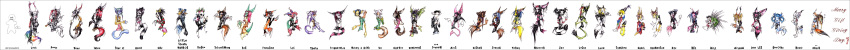 absurd_res anthro bister_(bister) chair_(character) charmaine_verhagen colored_pencil_(artwork) female glamfur group hi_res hoko inhix leelee_(pink_fox) lock long_image luve lyx mammal mimi_(disambiguation) mixed_media pen_(artwork) sparklefur tail traditional_media_(artwork) whorror wide_image zeriara zodiac_(character)