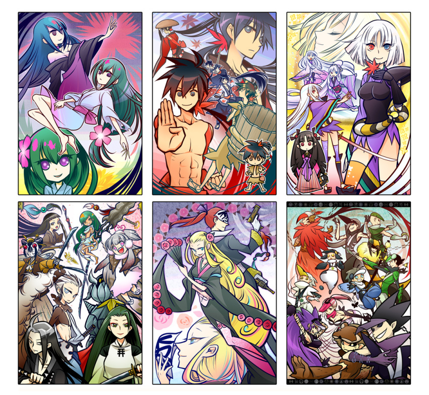 azekura_kanara biyorigou higaki_rinne hiteihime_(katanagatari) itezora_konayuki katanagatari kiguchi_zanki maniwa_chouchou maniwa_houou maniwa_kamakiri maniwa_kawauso maniwa_koumori maniwa_kuizame maniwa_kyouken maniwa_mitsubachi maniwa_oshidori maniwa_pengin maniwa_shirasagi maniwa_umigame sabi_hakuhei souda_emonzaemon togame tsuruga_meisai uneri_ginkaku yasuri_nanami yasuri_shichika