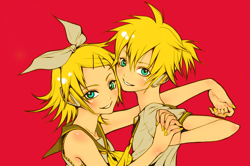 kagamine_len kagamine_rin nayu tagme vocaloid