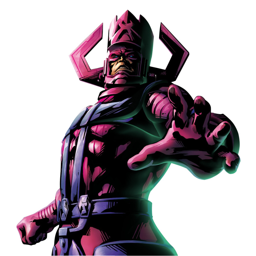 armor artwork blue_eyes boss capcom galactus gloves helmet male male_focus marvel marvel_vs._capcom marvel_vs._capcom_3 marvel_vs_capcom marvel_vs_capcom_3 mask mori_toshiaki official_art pink simple_background solo