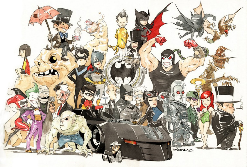 6+boys 6+girls alfred_pennyworth annie_(clayface) bane barbara_gordon bat_signal batgirl batman batman_(series) batmobile batwoman bodysuit bowler_hat brother brothers bruce_wayne butler cassandra_cain catwoman character_request chibi cigarette clayface daughter dc_comics dcau dick_grayson domino_mask dustin_nguyen everyone father father_and_daughter father_and_son floodlight formal harley_quinn harvey_dent hat highres hush hush_(dc) jacket james_gordon jester_cap killer_croc mad_hatter manbat mask monster_boy mr._freeze multicolored_hair multiple_boys multiple_girls name_characters nightwing poison_ivy puppet ra's_al_ghul robin_(dc) scarecrow_(batman) scarface_(batman) siblings smoking son suit tea the_joker the_penguin the_riddler tim_drake top_hat topless two-face two-tone_hair umbrella ventriloquist_dummy zatanna_zatara