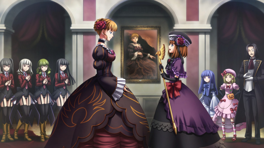 beatrice belfhegor eva-beatrice frederica_bernkastel lúcifer lambdadelta leviathan mammom ronove umineko_no_naku_koro_ni