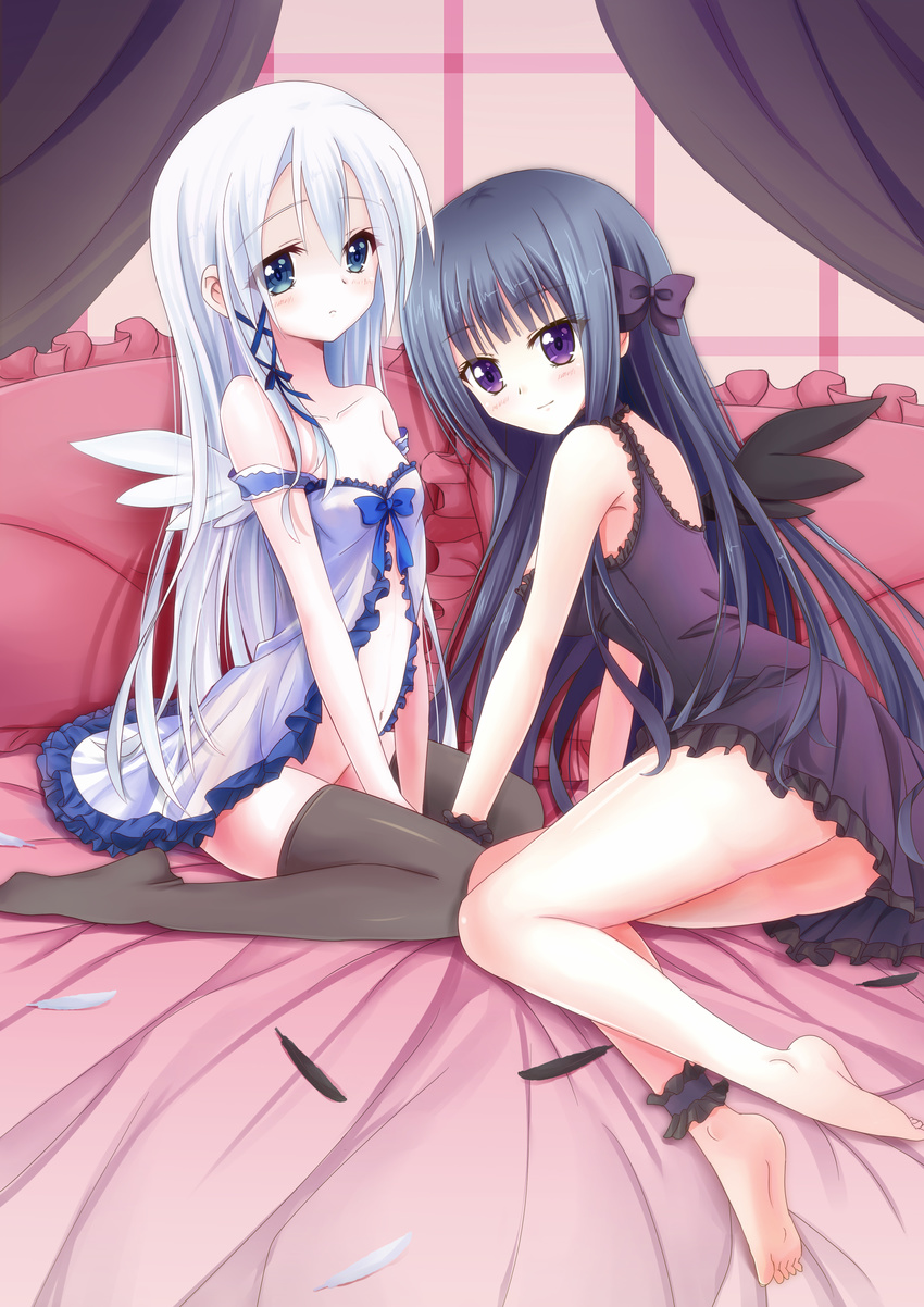 ass cleavage feet guhua67 lingerie nopan restia_ashdoll seirei_tsukai_no_blade_dance terminus_est thighhighs wings