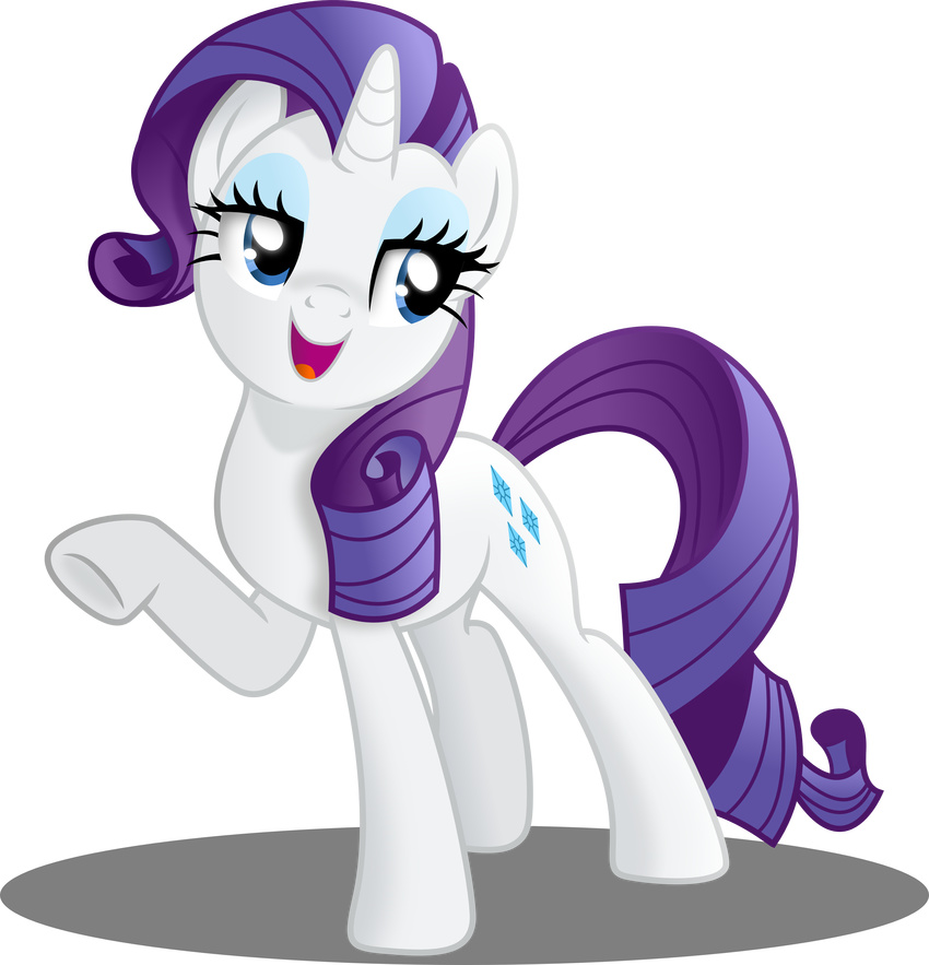 2015 absurd_res alpha_channel equid equine female feral friendship_is_magic hasbro hi_res horn mammal my_little_pony mythological_creature mythological_equine mythology rarity_(mlp) simple_background solo theshadowstone transparent_background unicorn