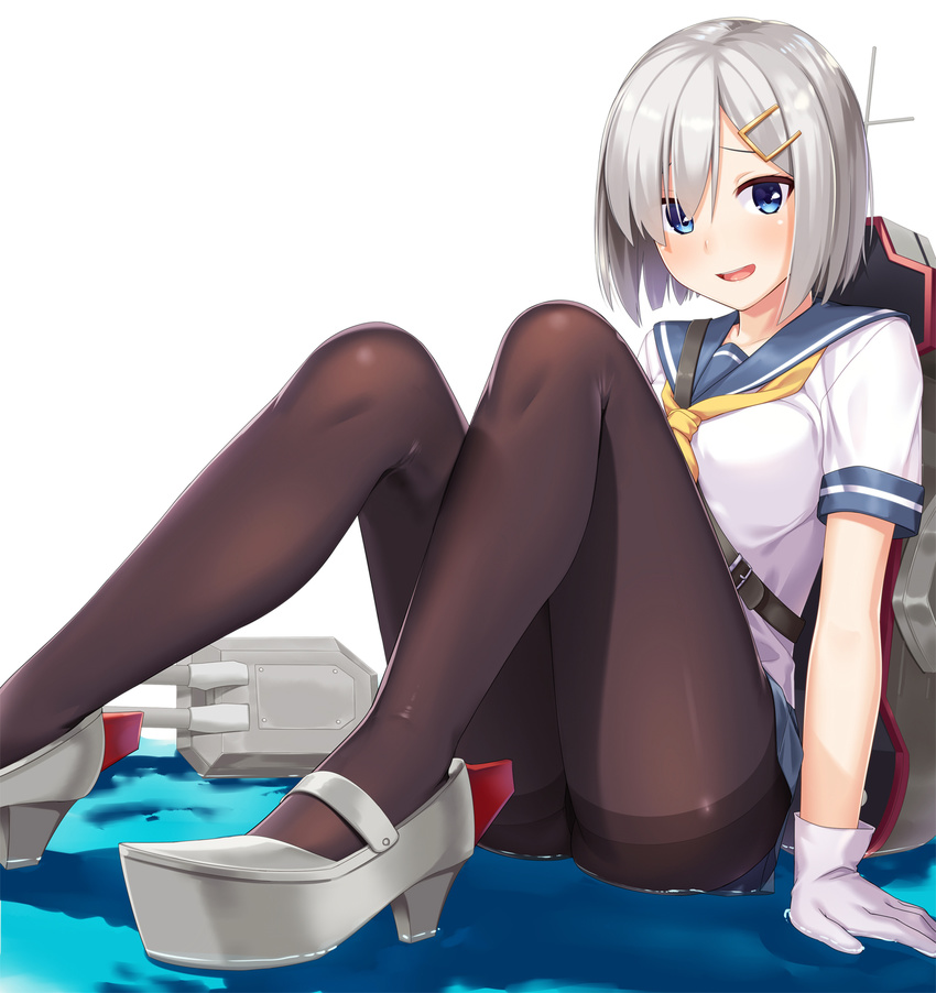 gogo_shichi-ji hamakaze_(kancolle) heels kantai_collection pantyhose seifuku