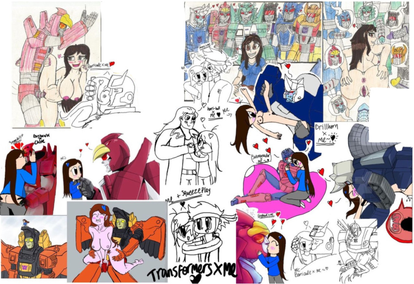 6+boys artist_self-insert barricade_(transformers) chlo1996 collage colored_pencil_(medium) decepticon drillhorn_(transformers) fangry_(transformers) female guyhawk hellbat_(transformers) highres horri-bull_(transformers) humanization jallguar killbison leozack mecha meme multiple_boys non-web_source penis piper_perri_surrounded_(meme) robot robot_sex self-upload sex squeezeplay_(transformers) straight submarauder traditional_media transformers transformers:_generation_1 transformers:_war_for_cybertron_trilogy transformers_victory vaginal_penetration