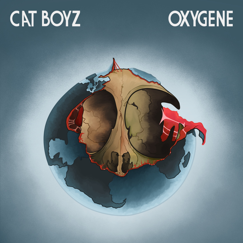 1:1 absurd_res album album_cover album_redraw bone catboyz cover digital_media_(artwork) feline_skull french_text globe hi_res jean-michel_jarre michel_granger not_furry parody simple_background skull text world zero_pictured