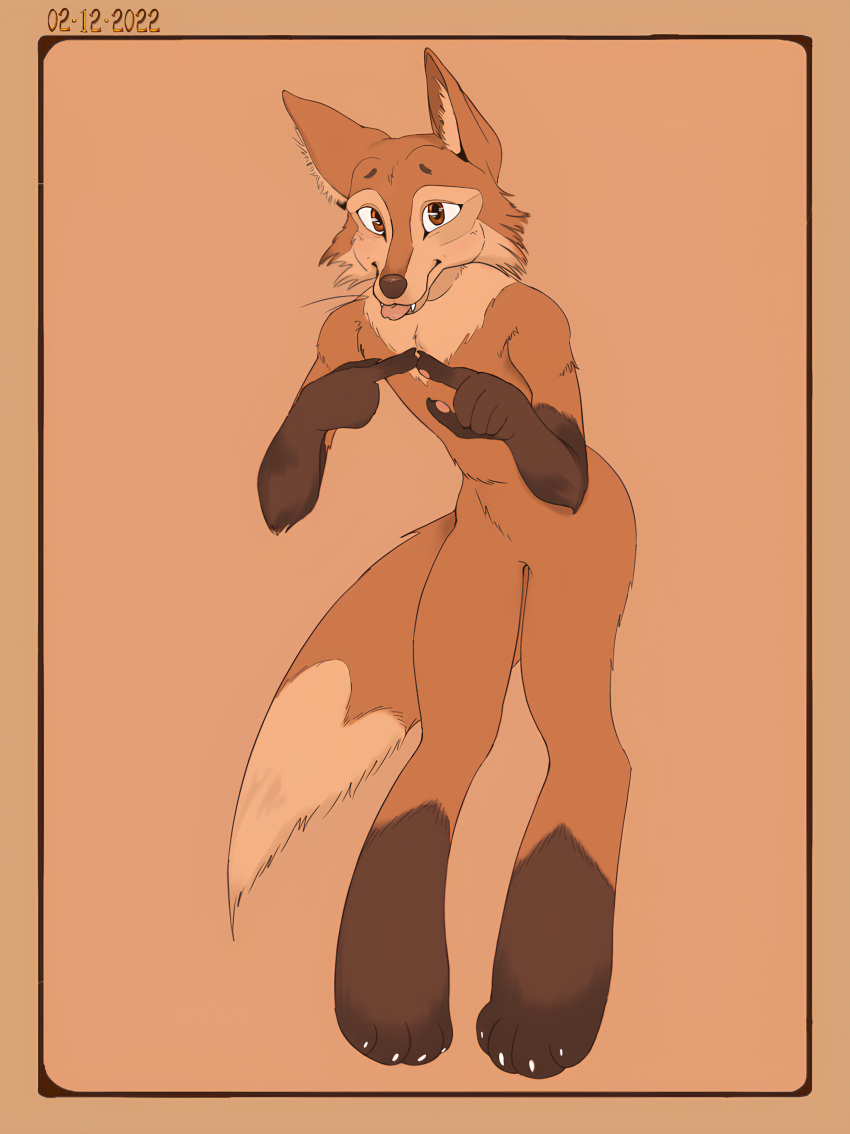 absurd_res anthro canid canine fox hi_res male mammal n/a solo