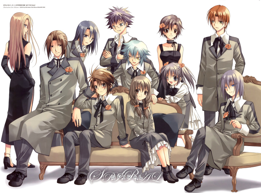 asazuki_kousuke eyes_rutherford kanone_hilbert mizushiro_hizumi narumi_ayumu narumi_kiyotaka narumi_madoka spiral takamachi_ryoko takeuchi_rio tsuchiya_kirie yuizaka_hiyono