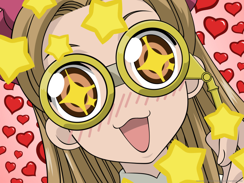 :3 close glasses houshakuji_renge ouran_high_school_host_club vector