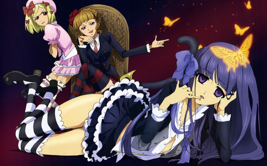 beatrice bernkastel frederica_bernkastel lambdadelta panties sadakata_kikuko tail thigh-highs umineko_no_naku_koro_ni underwear when_they_cry_3