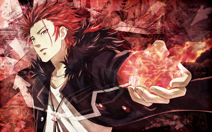 aliasing all_male k_(anime) male photoshop suou_mikoto_(k) tagme_(artist)