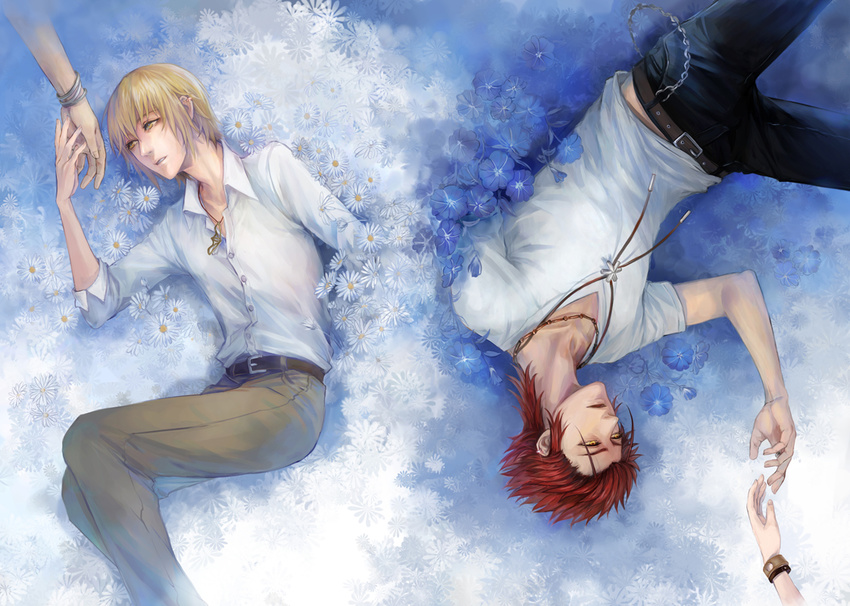 all_male joshua_drac k_(anime) male suou_mikoto_(k) totsuka_tatara