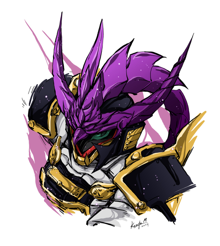 armor bad_id bad_pixiv_id dated gundam highres kazuto_mitsurugi no_humans photoshop_(medium) ryofu_tallgeese sd_gundam sd_gundam_sangokuden signature solo