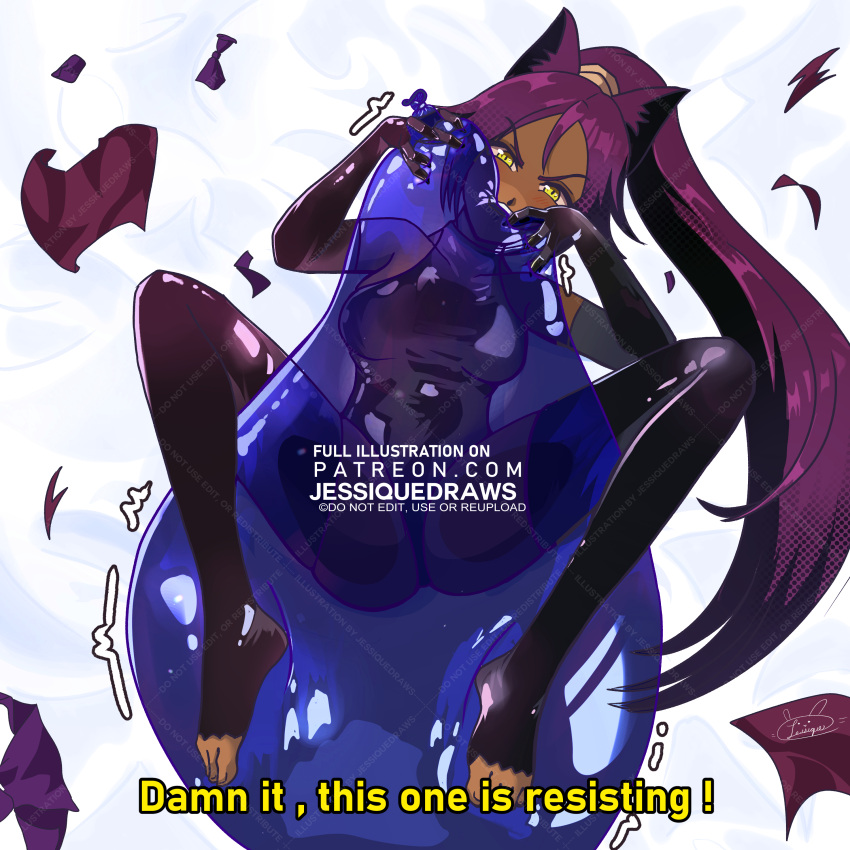 absurd_res animal_humanoid anime_style balloon balloon_fetish balloon_popping bleach_(series) felid felid_humanoid feline feline_humanoid female hi_res humanoid inflatable jessiquedraws looner mammal mammal_humanoid yoruichi_shihoin