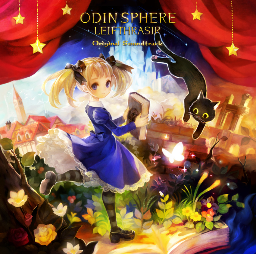 alice_(odin_sphere) disc_cover dress heels neko odin_sphere