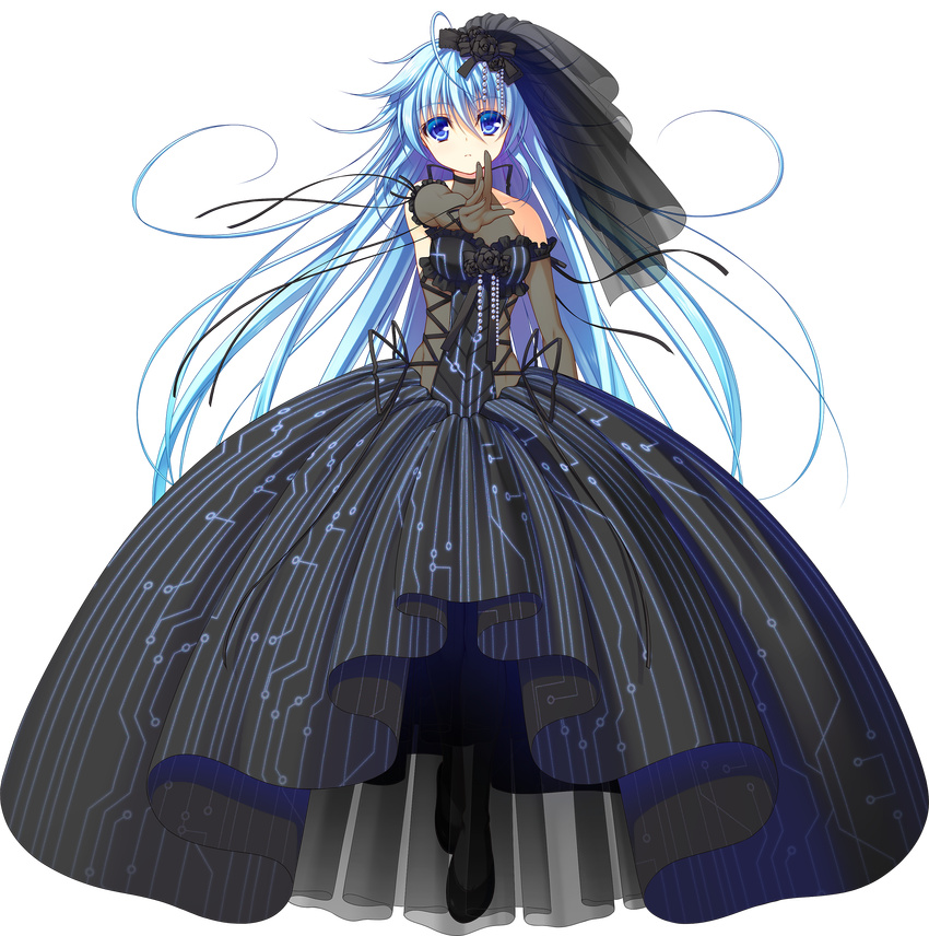 dress no_bra re:birth_colony_-lost_azurite- see_through tagme transparent_png