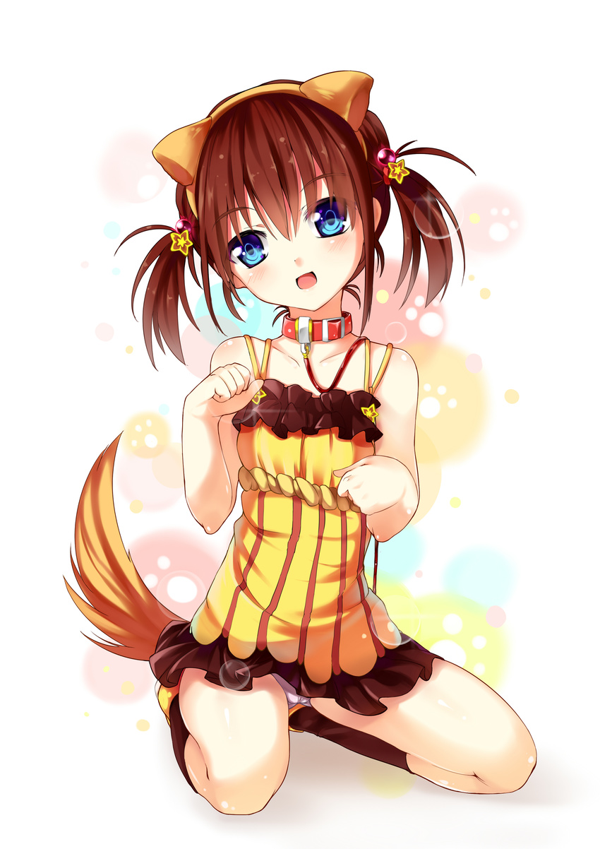 animal_ears inumimi kaede_(artist) pantsu tagme tail