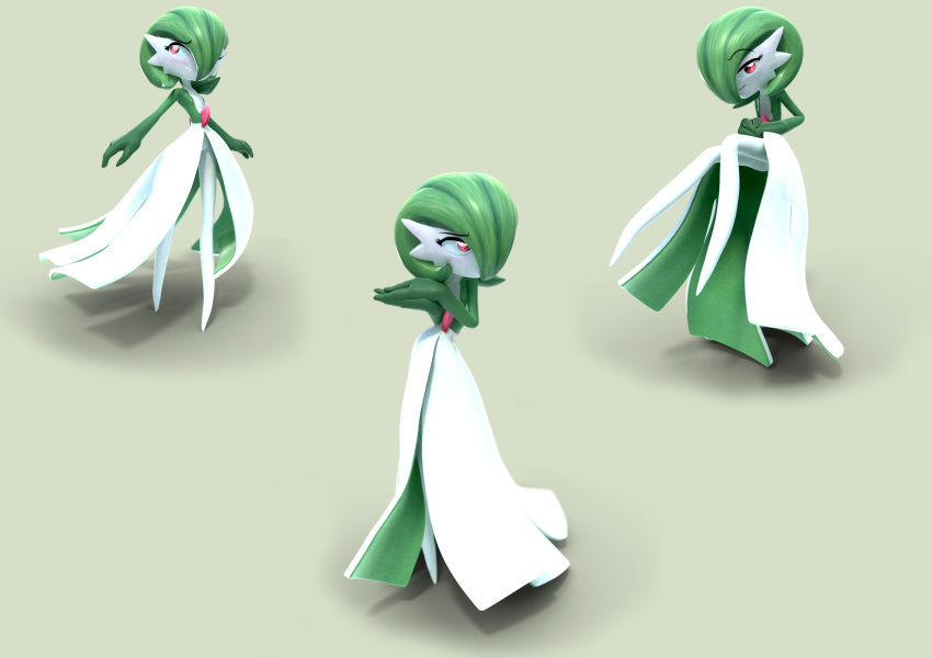 3d_(artwork) blender_(artwork) cumminham digital_media_(artwork) female gardevoir gardevoir_(cumminham) generation_3_pokemon hi_res nintendo not_furry pokemon pokemon_(species) solo