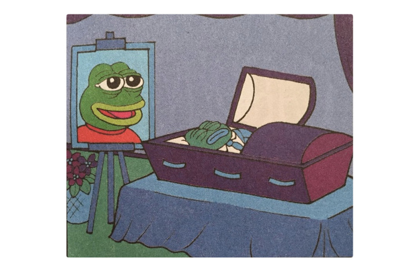 coffin death funeral male matt_furie meme pepe_the_frog