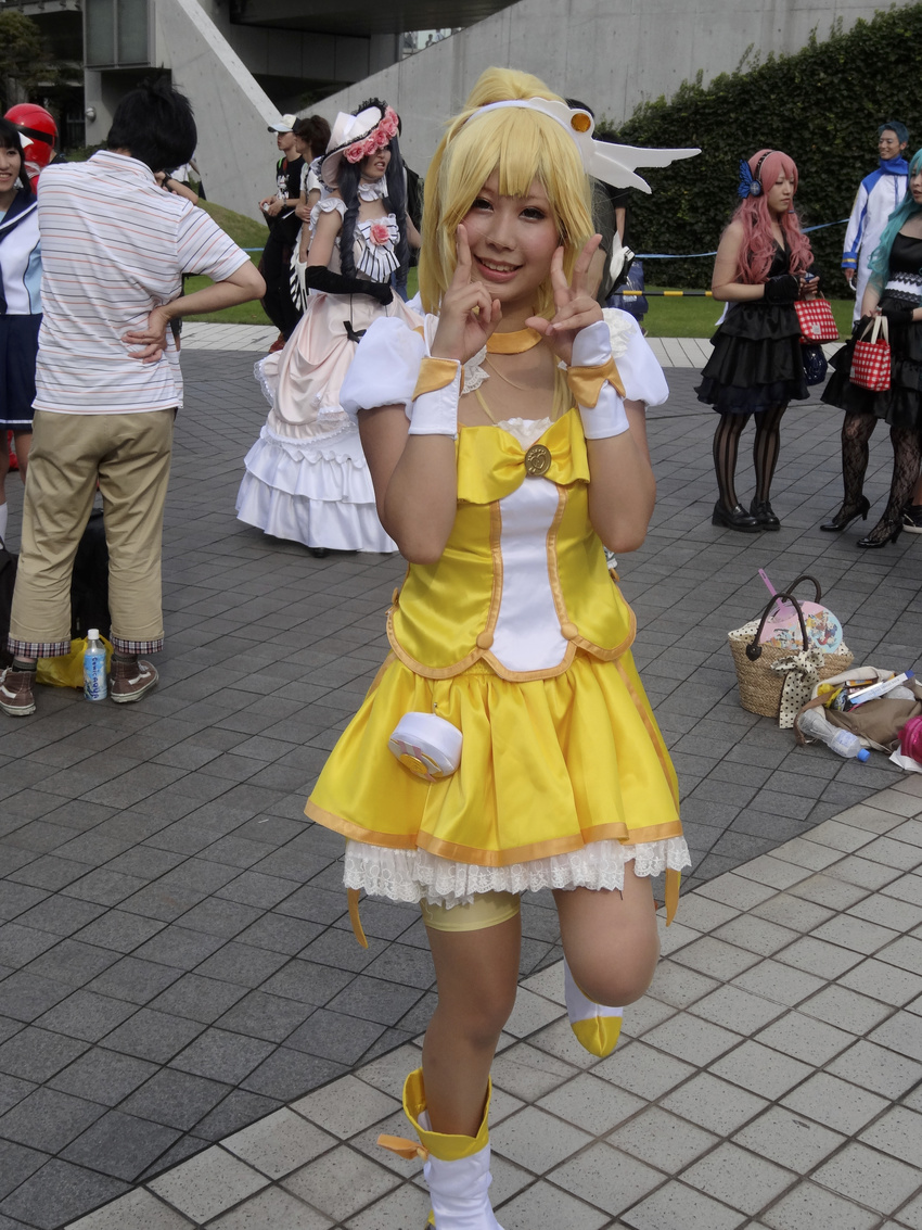 absurdres comiket comiket82 cosplay cure_peace cure_peace_(cosplay) highres photo precure smile_precure