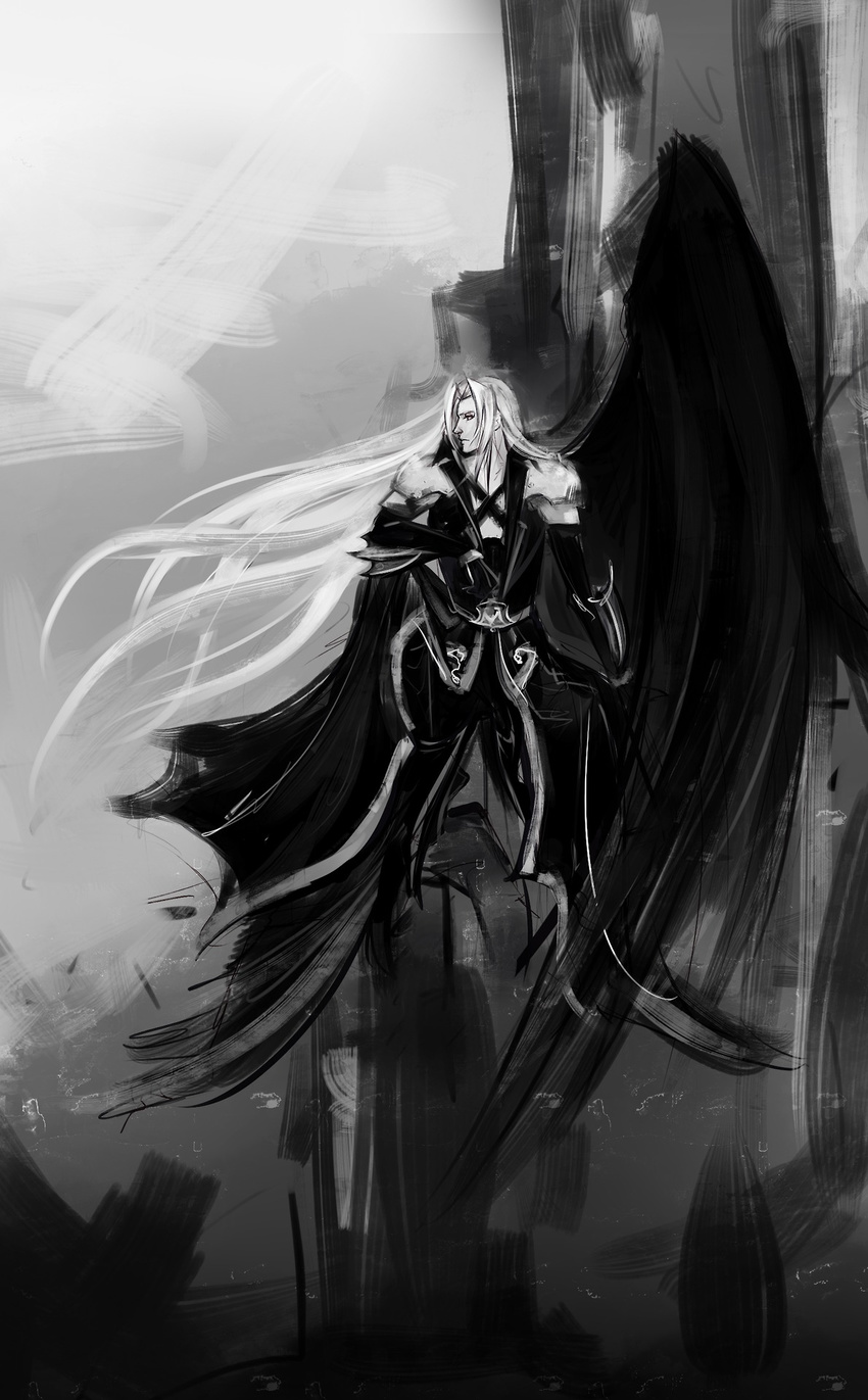 final_fantasy final_fantasy_vii highres kingdom_hearts robasarel sephiroth