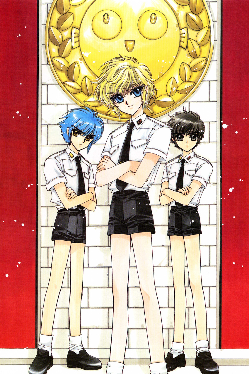 clamp clamp_school_detectives ijuuin_akira imonoyama_nokoru male takamura_suou