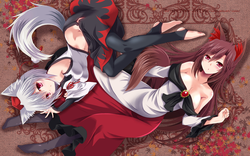 animal_ears imaizumi_kagerou inubashiri_momiji tail touhou wallpaper yamu