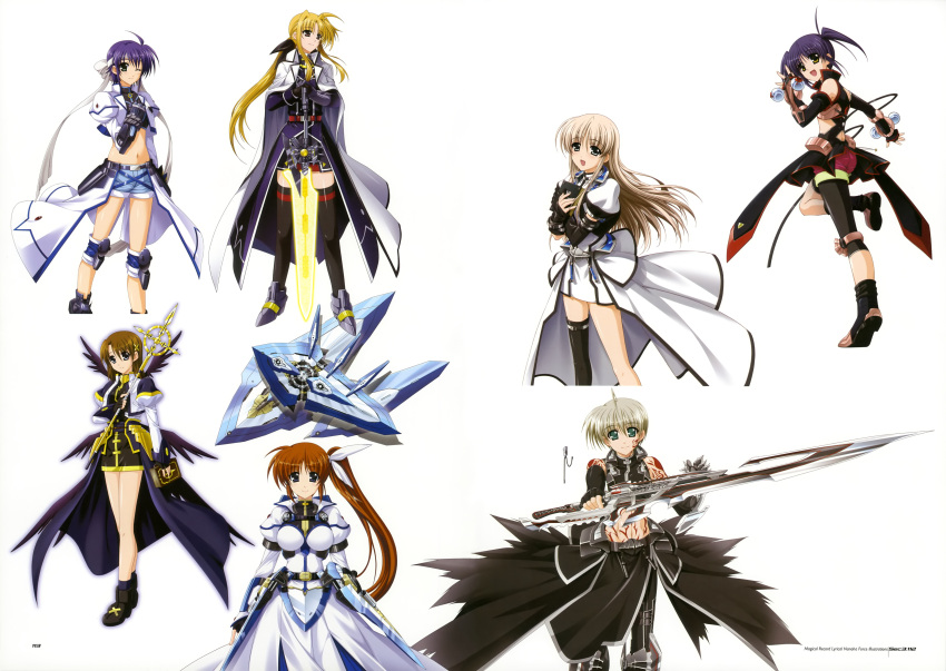 fate_testarossa isis_eaglet lily_strosek mahou_senki_lyrical_nanoha_force mahou_shoujo_lyrical_nanoha subaru_nakajima takamachi_nanoha tohma_avenir yagami_hayate