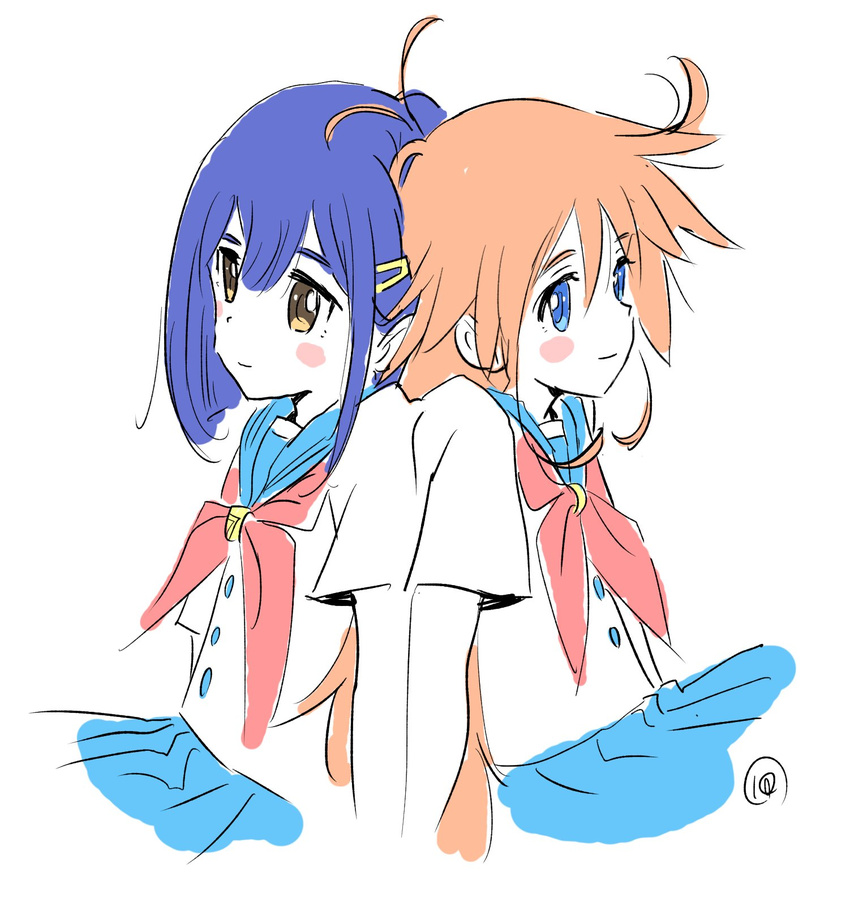 flip_flappers kokomine_cocona oshiyama_kiyotaka papika tagme