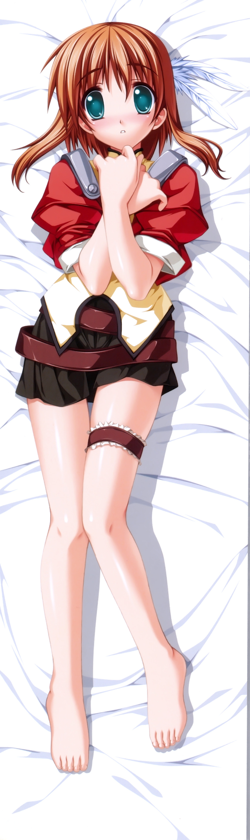 axl dakimakura feet garter princess_frontier rokona senomoto_hisashi