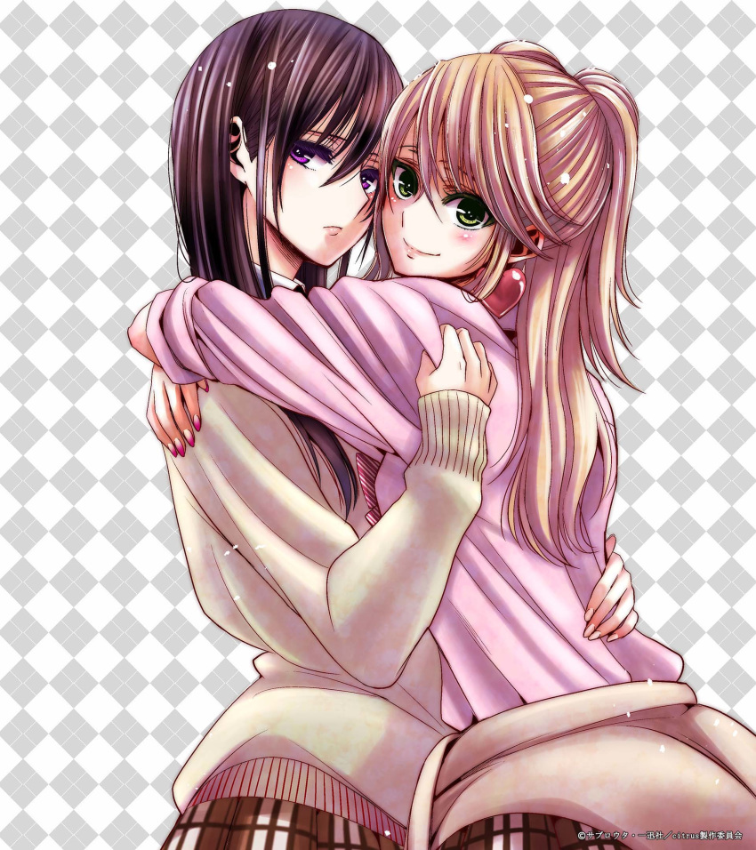 aihara_mei aihara_yuzu_(citrus) citrus_(manga) saburouta tagme yuri