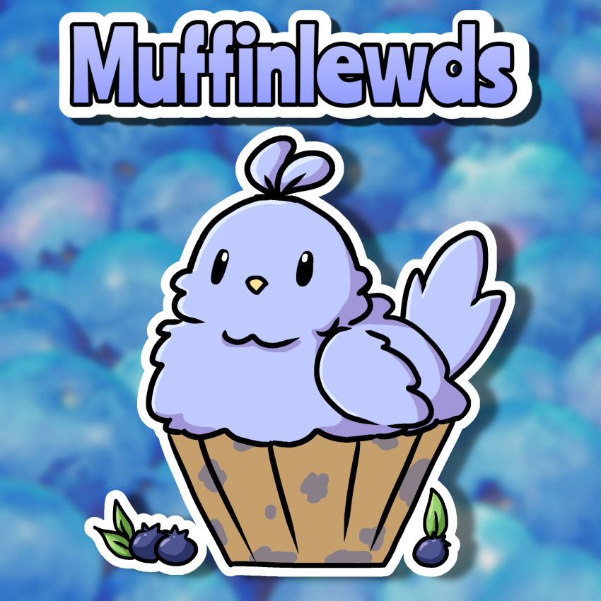 1:1 ambiguous_gender artist_name avian bird blueberry_(fruit) blueberry_muffin_(muffinlewds) conditional_dnp feral food fruit hi_res icon muffinlewds plant signature solo