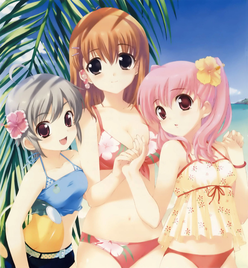 arihara_akeno ayanobe_tamami bikini fixed kouzuki_chihaya kusari swimsuits