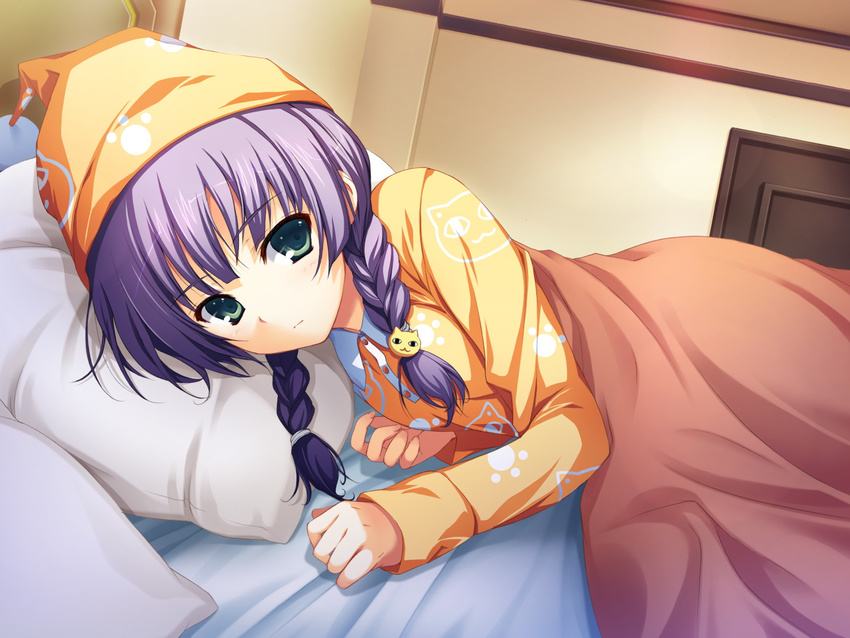 akatsuki_no_goei bed game_cg pajamas tomose_shunsaku tsuki