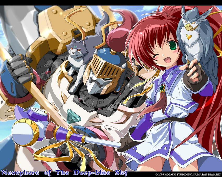 aoi_sora_no_neosphere deep-blue_series komatsu_e-ji mecha nanoca_flanka stuka tenzan wallpaper