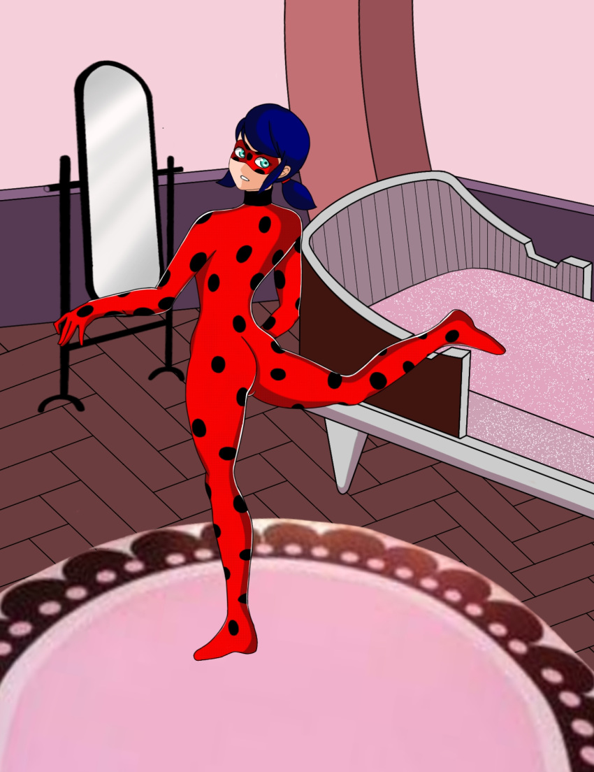 1girls female female_only jbana1010 ladybug_(character) marinette_dupain-cheng miraculous_ladybug solo tagme