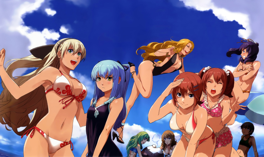 bikini eiyuu_densetsu elie_macdowell swimsuit tagme_(character) tio_plato zero_no_kiseki