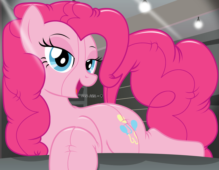 absurd_res animate_inanimate ara_ara badumsquish balloon bedroom_eyes blue_eyes earth_pony equid equine female feral friendship_is_magic hasbro hi_res horse inflatable living_balloon living_inflatable looking_at_viewer mammal my_little_pony narrowed_eyes open_mouth open_smile pinkie_pie_(mlp) pony seductive smile